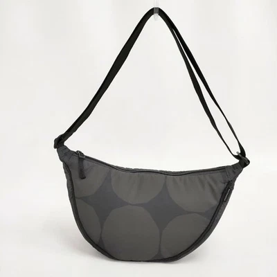 Marimekko/UNIQLO Nuevo Mini Bolso de Hombro Redondo Gris Oscuro 5-1122G∞ Foto 1 de 4