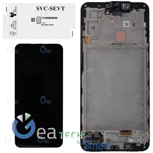 ORIGINAL SAMSUNG GALAXY A17 5G A176 LCD DISPLAY IM SERVICE PACK + RAHMEN SCHWARZ - Bild 1 von 2