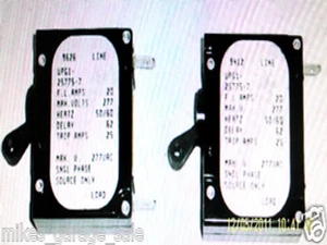 cantidad-2 20 AMP Onan 320-1683 AIRPAX UPGI-25775-7 DISYUNTOR 2 piezas 320-1321 - Imagen 1 de 2