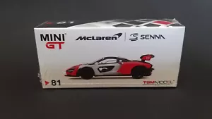 MINI GT McLaren SENNA Orange / White #81 ~ 1/64 - Picture 1 of 3