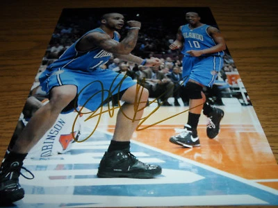 JAMEER NELSON AUTHENTIC SIGNED/AUTOGRAPHED 8X10 PHOTO NBA ORLANDO MAGIC - Image 1 of 2