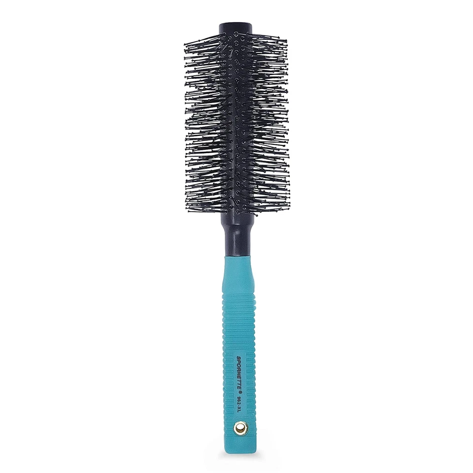 Spornette Double Stranded XL round Brush Nylon Bristles - round Brush for Strai