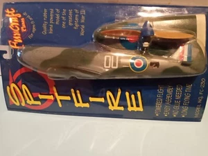 SPITFIRE MINI PARK FLYER GREAT FOR PARKS OR  INDOOR FLYING RARE VINTAGE E CONVER - Picture 1 of 5