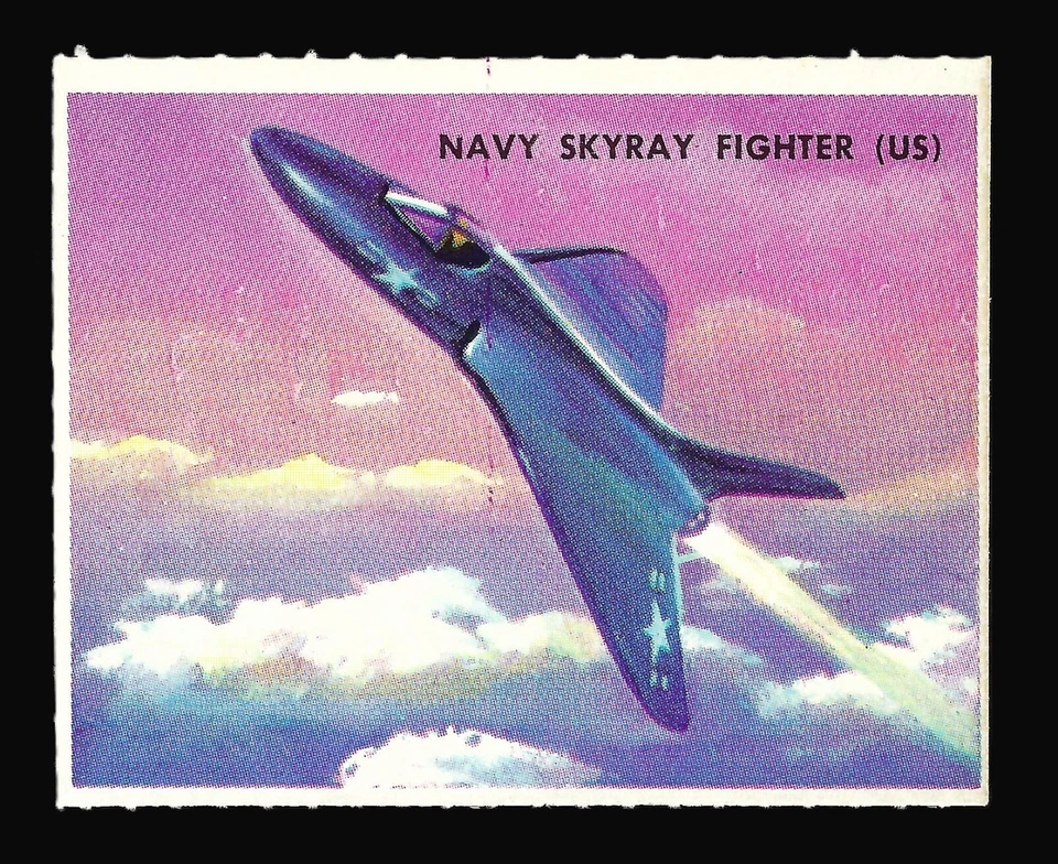 Navy Skyray Fighter Plane Poster Stamp - Image 1 of 1