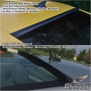 ShSpd 284R Type Rear Window Roof Spoiler Wing Fits 2008~11 Hyundai Genesis Sedan - Picture 1 of 11