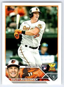 2023 Topps Series 1 Adley Rutschman 250 Rookie Gold Cup Orioles RC Card - Picture 1 of 2