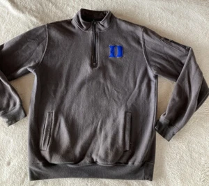 Nike Therma Fit Duke Blue Devils Pullover Jacket Sweatshirt Medium Gray - Picture 1 of 9