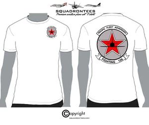 VF-126 Bandits D2 Logo Back Squadron T-Shirt - USN Licensed Product - Picture 1 of 3