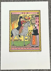 Louise August "The Courtship" Limited Edition Serigraph - Hand Signed & Numbered - Bild 1 von 4