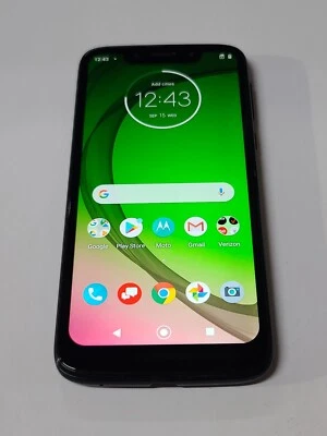 Motorola Moto G7 Play NA XT1952-3,32 GB, Negro, Verizon Lk, Buen Estado: WA219 Foto 1 de 4