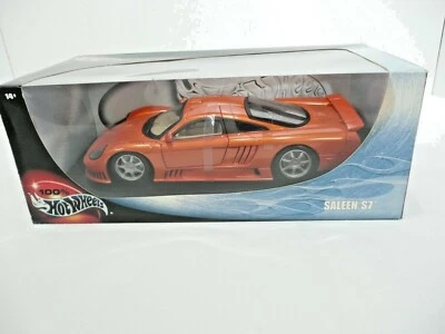 Hot Wheels “Saleen S7” 2001 naranja 2 puertas deportivo escala 1:18  Foto 1 de 4