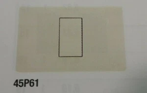Placca Ave 45P61-45P62-45P63-45P64 serie civile 45 color bianco panna - Foto 1 di 8