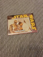 RARE Vtg STAR WARS 1977 General Mills ADPAC Cereal Sticker Luke Repairs C-3PO
