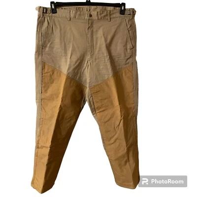 Винтажные мужские штаны Columbia 40x29,5 бежевые хаки охотничья щетка Ultrex - Изображение 1 из 4