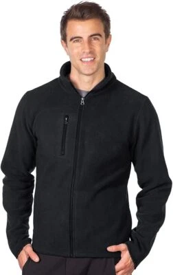 Chaqueta de micro polar de peso pesado AFC Tri-Mountain F7688 abrigo con cremallera 3 colores Foto 1 de 4