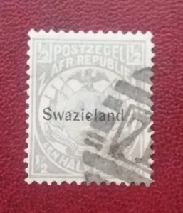 SWAZILAND Africa 1889 1/2P #1 Used 1664 - Picture 1 of 2