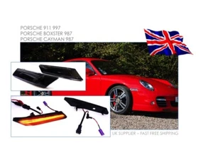 INDICADORES LATERALES LED PORSCHE 911 997 987 BOXSTER CAYMAN 05-09 - CLARO/OSCURO - REINO UNIDO - Imagen 1 de 6