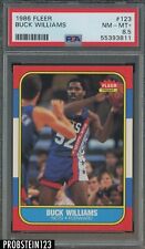1986 Fleer Basketball #123 Buck Williams New Jersey Nets PSA 8.5 NM-MT+