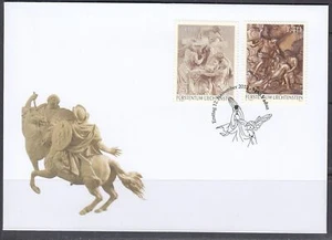 Liechtenstein Scott 1557-8 FDC - Reliefs by Soldani-Benzi - Picture 1 of 1