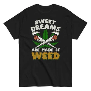 Sweet Dreams Are Made of Weed | Lustiges Cannabis T-Shirt - Bild 1 von 7
