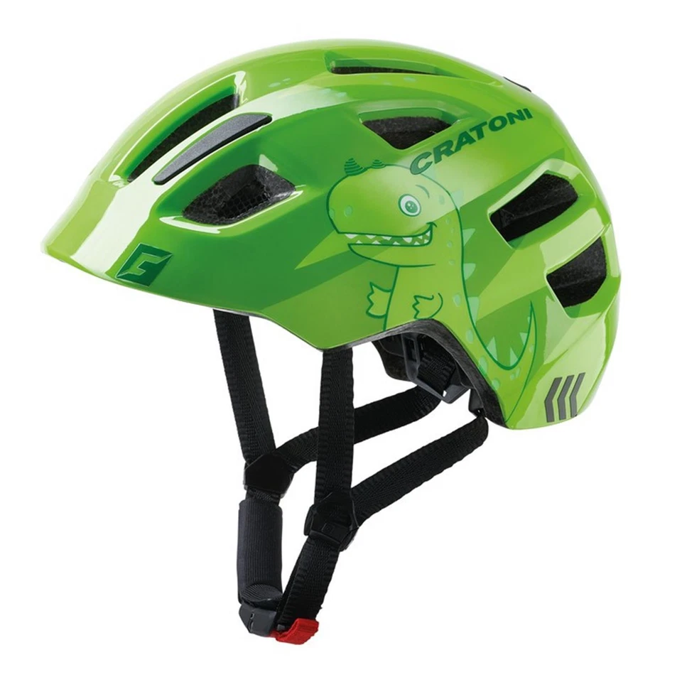 Casco de bicicleta para niños Cratoni Maxster Dino verde brillo talla XS/S 46-51 cm Foto 1 de 1