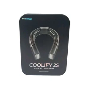 TORRAS - Coolify 2S Smart 3-in-1 Neck Air Conditioner Cooling Heating Fan Black - Picture 1 of 3