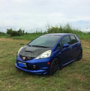 para honda jazz ge 2008-2011 jdm kit de carrocería aerodinámica completa labio delantero trasero 2 faldones laterales - Imagen 1 de 5