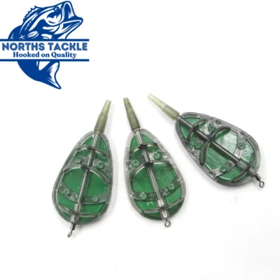 NORTHS TACKLE Inline Method Feeder 20g 30g 40g Karpfen Schleie Brasse Friedfischangeln UK VERKÄUFER
