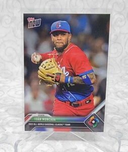 2023 TOPPS NOW CARD ALL-WORLD BASEBALL CLASSIC TEAM CARD YOAN MONCADA #WBCA-11 - Picture 1 of 2