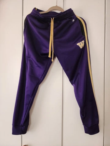 University Of Washington Huskies Champion Junior Boy Jogging Pants Small Purple Cover