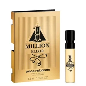 1 Sample Vial ONE MILLION ELIXIR by PACO RABANNE for Men 0.05 oz 1.5 ml Parfum - Picture 1 of 1