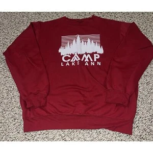 Lake Ann Michigan Sweatshirt Erwachsene XL rot Rundhalsausschnitt - Bild 1 von 4