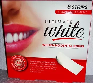 Ultimate White, Whitening Zahnstreifen Menge 1, 2, 3 & 6 (je 6 Streifen) * - Bild 1 von 5