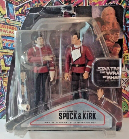 Star Trek The Wrath of Khan Diamond Select Art Asylum Kirk Spock 2 pack figures Cover