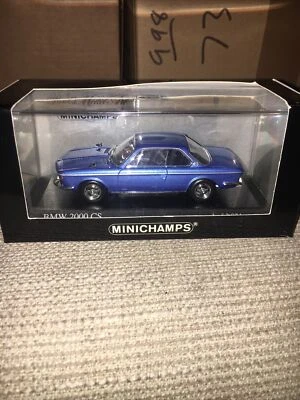 BMW 2000 CS Azul 1967 1/43 Minichamps ref: 430025020 Nuevo Foto 1 de 3