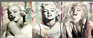 3d changing picture Marilyn Monroe, 3 images in 1!! 15.5"x11.5" - Picture 1 of 1