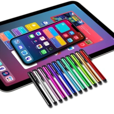 10 Pcs Lightweight Metal Touch Screen Capacitive Stylus Pen for Writing drawing - Image 1 of 4