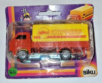 MAN VW SIKU EXPRESS VRACHTWAGEN modellino furgone vintage 1625 W. GERMANY in box - Immagine 1 di 4