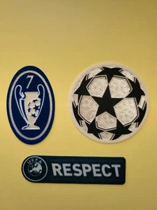 AC Milan CHAMPIONS LEAGUE starball number 7 Respect Patch Patch Football Badges - Picture 1 of 1