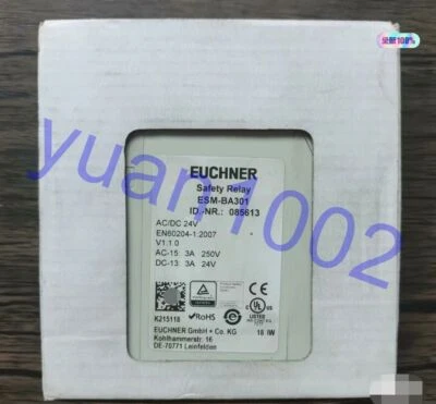 NEW EUCHNER ESM-BA301 085613 Safety relay Fast FedEx or DHL - Image 1 of 4