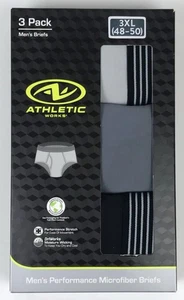 Athletic Works Herren Performance Mikrofaser Slips 3er Pack Gr. 3XL (48-50) - Bild 1 von 2