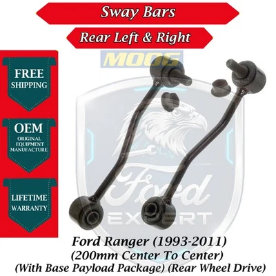 Barras estabilizadoras traseras MOOG OEM para Ford Ranger 1993-2011 2x2 garantía de por vida Foto 1 de 4