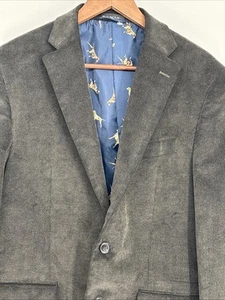 Ralph Lauren Chaps Blazer Corduroy Sport Coat Mens 40R Brown Elbow Patches - Picture 1 of 8