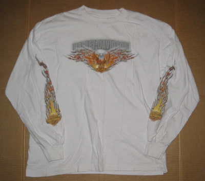 Camiseta masculina "HARLEY-DAVIDSON" (tamanho XL) Fresno, Califórnia G/S EUA EUC (2 listadas) - Imagem 1 de 4