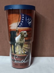 Southern Strut Society Tervis Cup mit Deckel gelb & schwarz Labradore Angelrolle - Bild 1 von 10