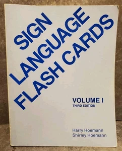 GEBÄRDENSPRACHE LERNKARTEN Band 1 Dritte Auflage Harry Hoemann & Shirley Hoemann - Bild 1 von 3