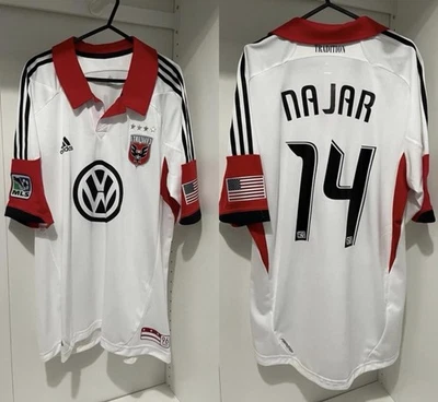 BNWT DC United XL Away Shirt Adidas Najar 14 - Image 1 of 4