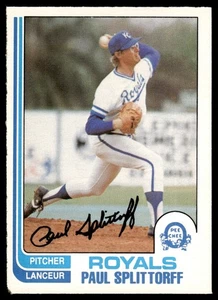 1982 O-Pee-Chee Vintage OPC EX-NM Paul Splittorff Kansas City Royals #126 - Picture 1 of 2