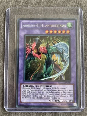 Yu-Gi-Oh! Elementar-HELD Flammenflügelmann LCGX Secret Rare Unlimited NM - Bild 1 von 4