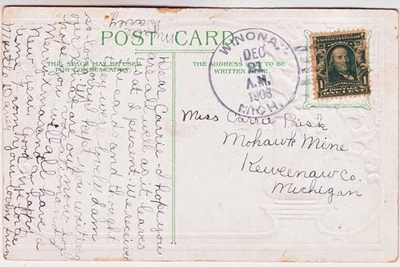 Michigan - Winona - Houghton Co. DPO 1908 Foto 1 de 2